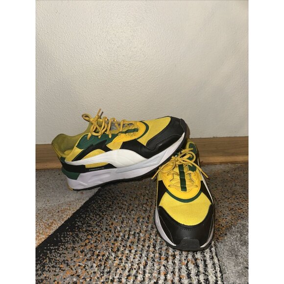 Puma Porsche Shoes Legacy Mirage Sport Asphalt Motorsport Yellow Men's Size 13 - Picture 1 of 6